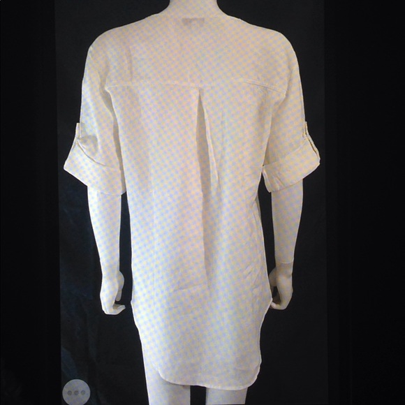 Company Ellen Tracy Linen High Low Hem Tunic Top - Picture 2 of 8